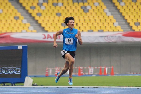 佐藤風雅選手　とちぎ国体 成年男子300ｍ決勝　2022年10月